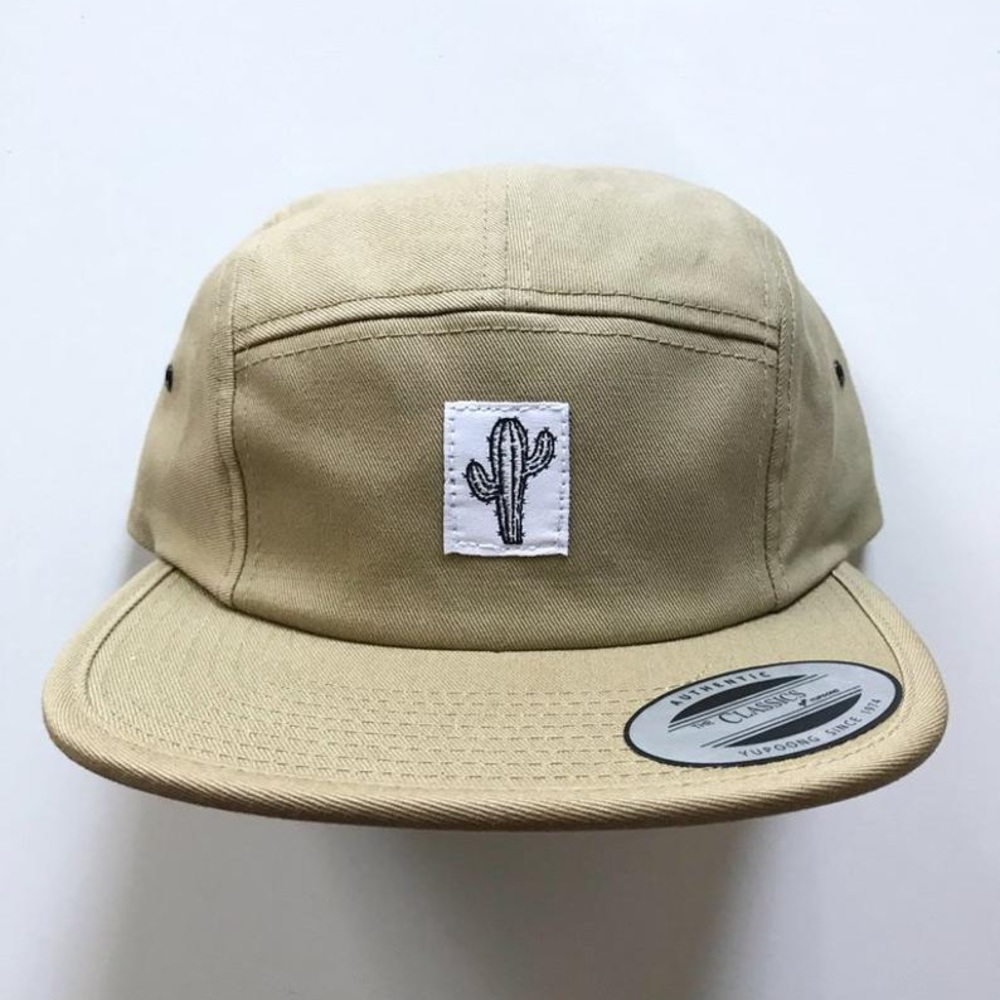 Elmntry - khaki, Cactus 5 Panel Camp Hat